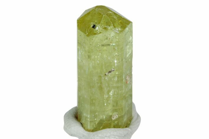 Gemmy, Yellow Apatite Crystal - Morocco #239143